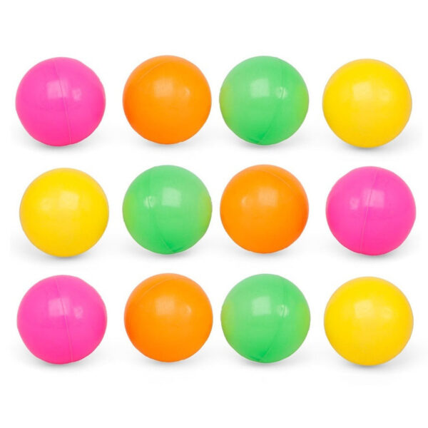 Ballenbak ballen - 40x - neon kleuren - 6 cm - Speelgoed - Ballenbakballen