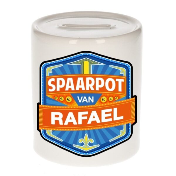 Kinder cadeau spaarpot voor een Rafael