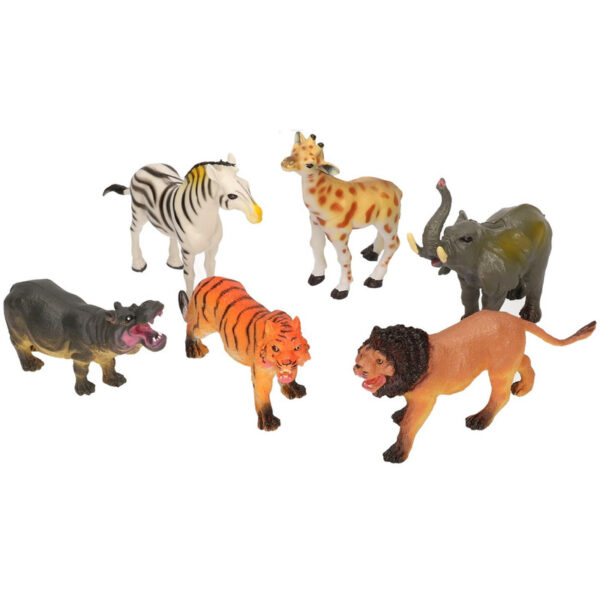 Safaripark dieren van plastic