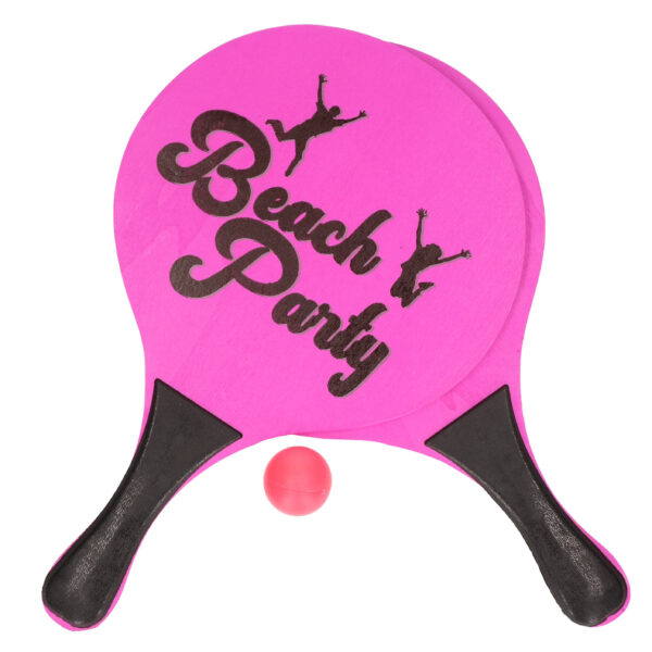 Roze beachball set buitenspeelgoed