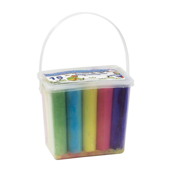30x Gekleurde stoepkrijt