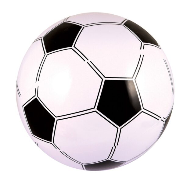 Voetbal/strandbal opblaasbaar - 41 cm - buiten/strand speelgoed