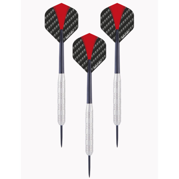 1x Set van 3 dartpijlen Longfield darts nickel silver 24 grams