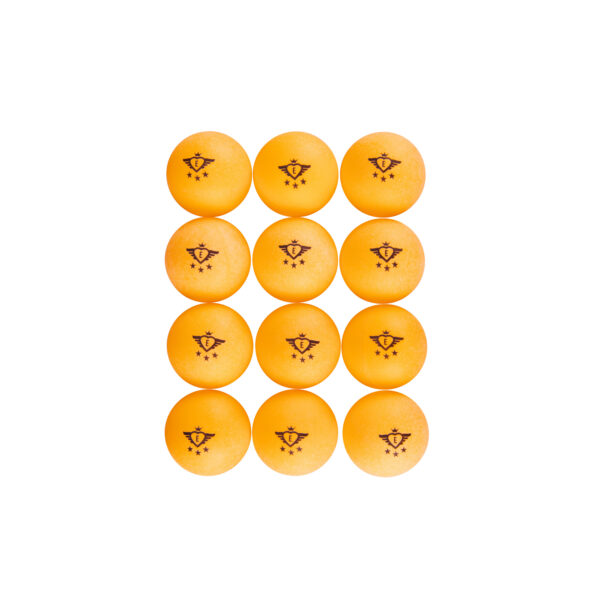 Engelhart Tafeltennis ballen - 12x - pingpong balletjes - oranje - 4 cm