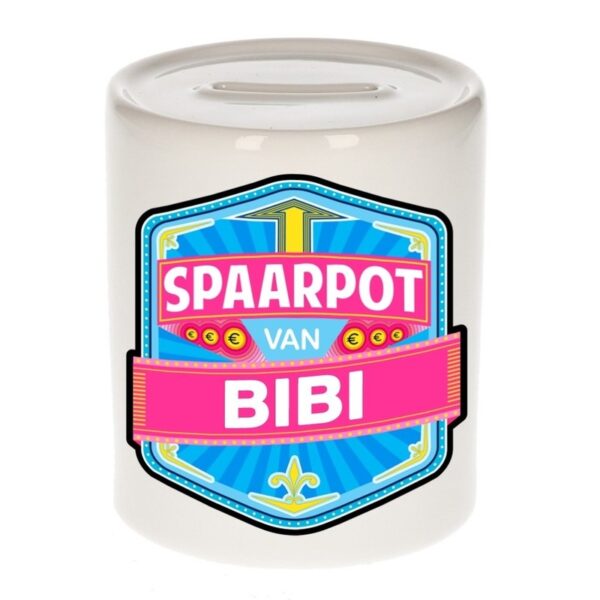 Kinder cadeau spaarpot voor een Bibi