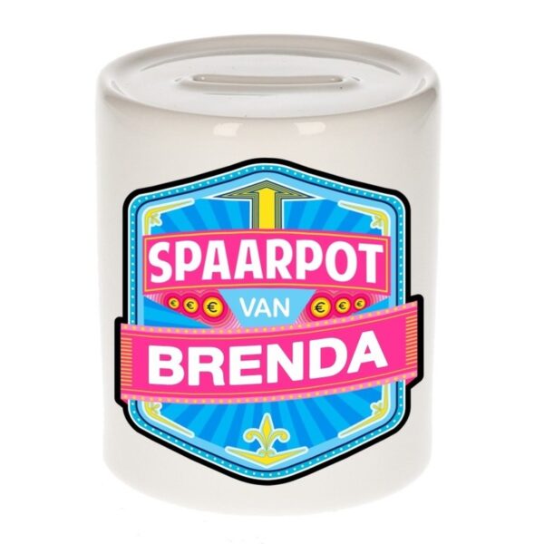 Kinder cadeau spaarpot voor een Brenda