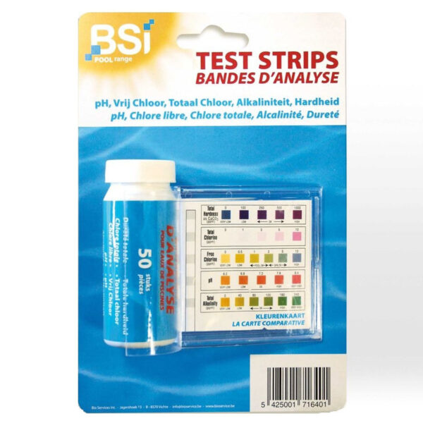 50x BSi Test strips voor zwembaden