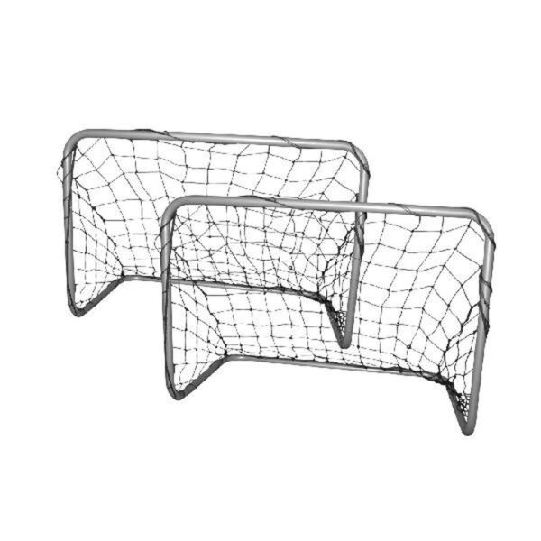 Set van 2 voetbal goals 77 x 56 x 45 cm
