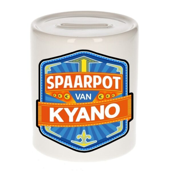 Kinder cadeau spaarpot voor een Kyano