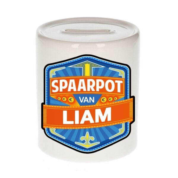 Vrolijke Liam spaarpotten voor kinderen
