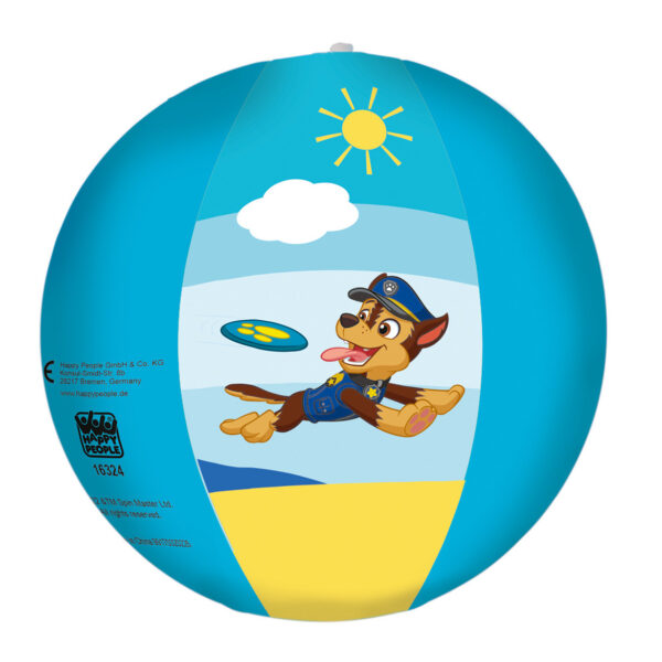 Paw Patrol strandbal - 29 cm - vinyl - opblaasbaar - speelgoed - waterspeelgoed