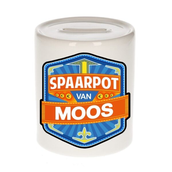 Kinder cadeau spaarpot voor een Moos
