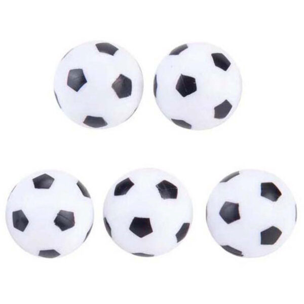 Tafelvoetbal balletjes - 10x stuks - D3 cm - mini voetballetjes