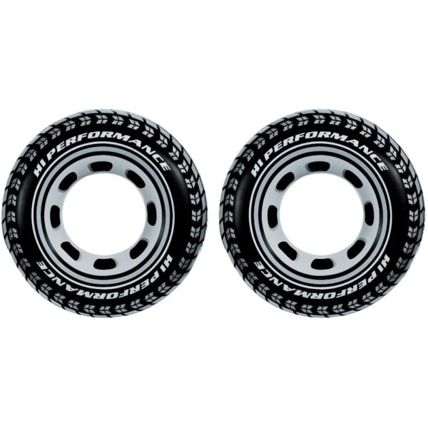 Intex Opblaasbare autoband - 2x - zwemband/zwemring - 91 cm
