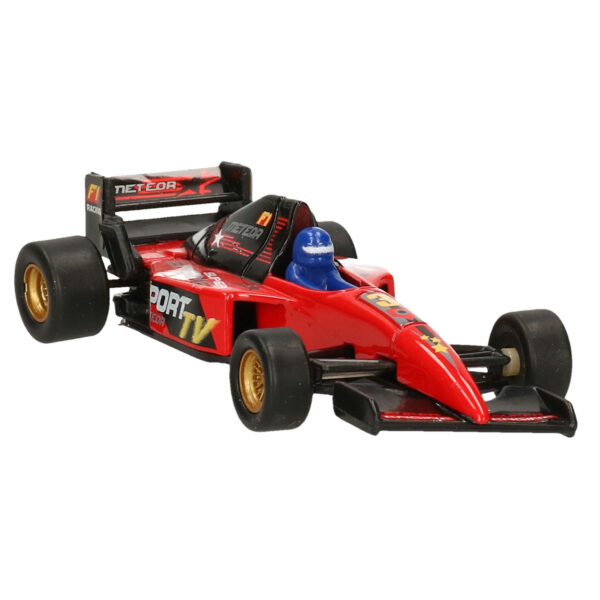 Goki Modelauto Racewagen - rood - 10 cm - race auto - schaalmodel