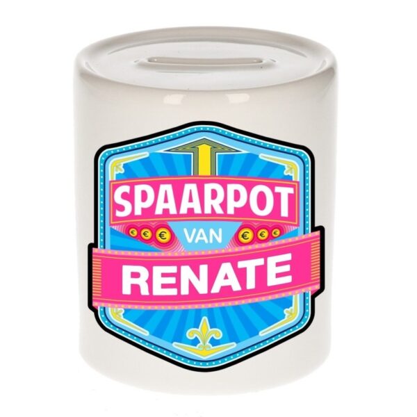 Kinder cadeau spaarpot voor een Renate