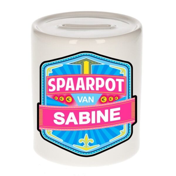 Vrolijke Sabine spaarpotten voor kinderen