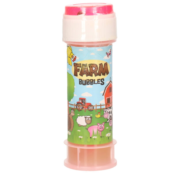 Bellenblaas - boerderij dieren - 50 ml - voor kinderen - uitdeel cadeau/kinderfeestje