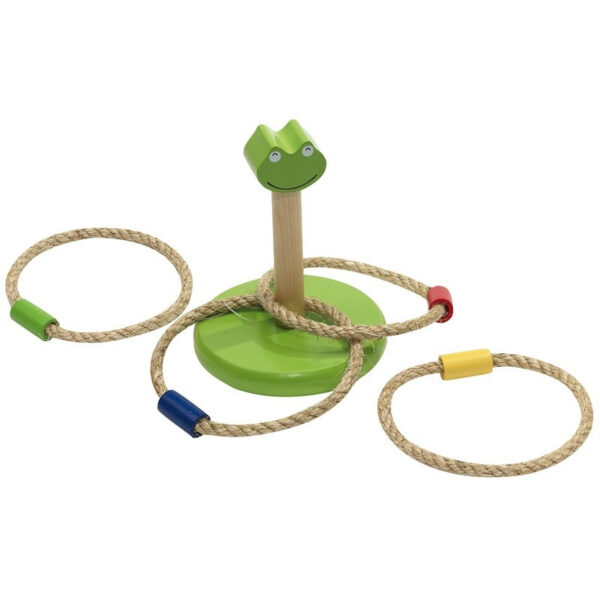 Crazy loop kikker ringspel - hout - ringen gooien - speelgoed voor kinderen