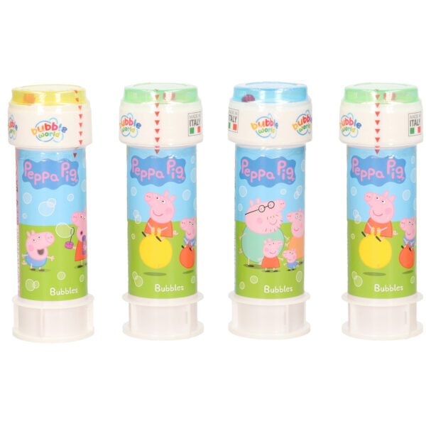 Bellenblaas - 4x - Peppa Pig - 50 ml - voor kinderen - uitdeel cadeau/kinderfeestje