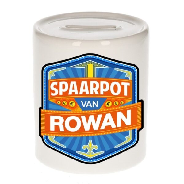 Vrolijke Rowan spaarpotten voor kinderen
