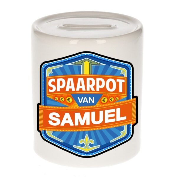 Vrolijke Samuel spaarpotten voor kinderen