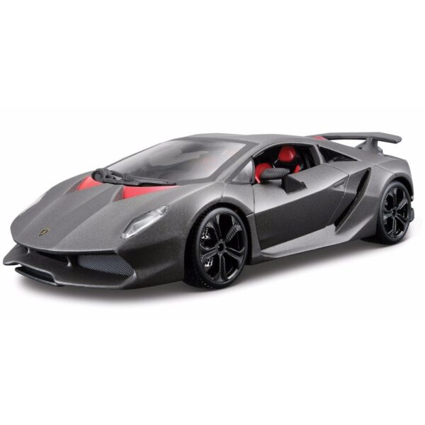 Modelauto - Lamborghini Sesto Elemento - grijs - schaal 1:24 - speelgoedauto