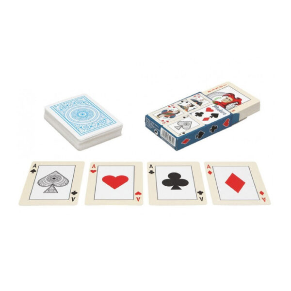 1x Poker/kaartspel speelkaarten Engelstalig