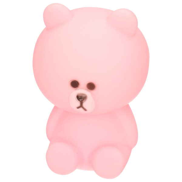 Kinder nachtlampje/bureaulampje - beertje - roze - 14 cm