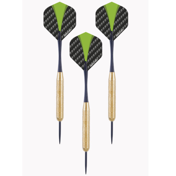 Longfield darts dartpijlen - 9x - messing - 23 gram - incl. etui - darten