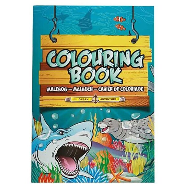 Nature Planet kleurboek oceaan - zeedieren - A4 formaat - 24 pagina's - tekenen - kleuren