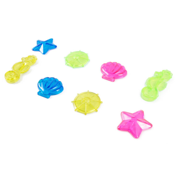 Benson Duikspeeltjes - 8x stuks - gekleurd - duik speelgoed - kunststof