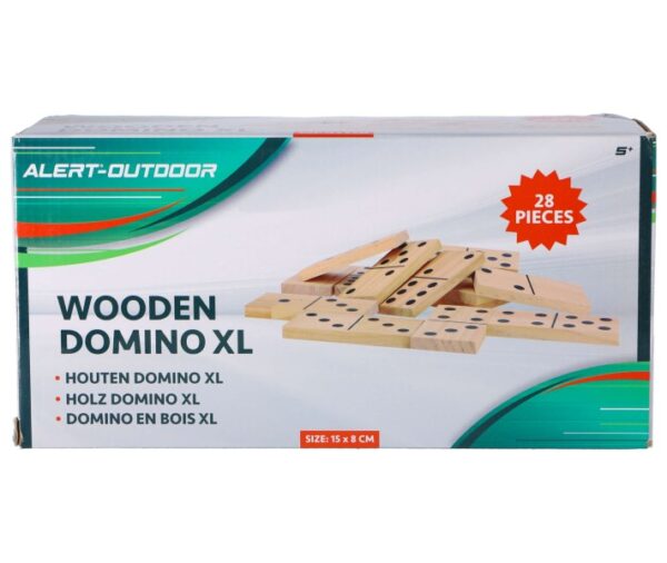 Alert Outdoor Spel Domino Xl Hout 7,5 X 15 Cm 7,5X15Cm
