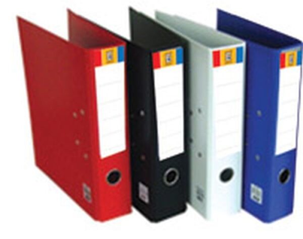 Ordner plastic rood 8cm