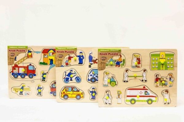 Puzzelplankje Hulpdiensten